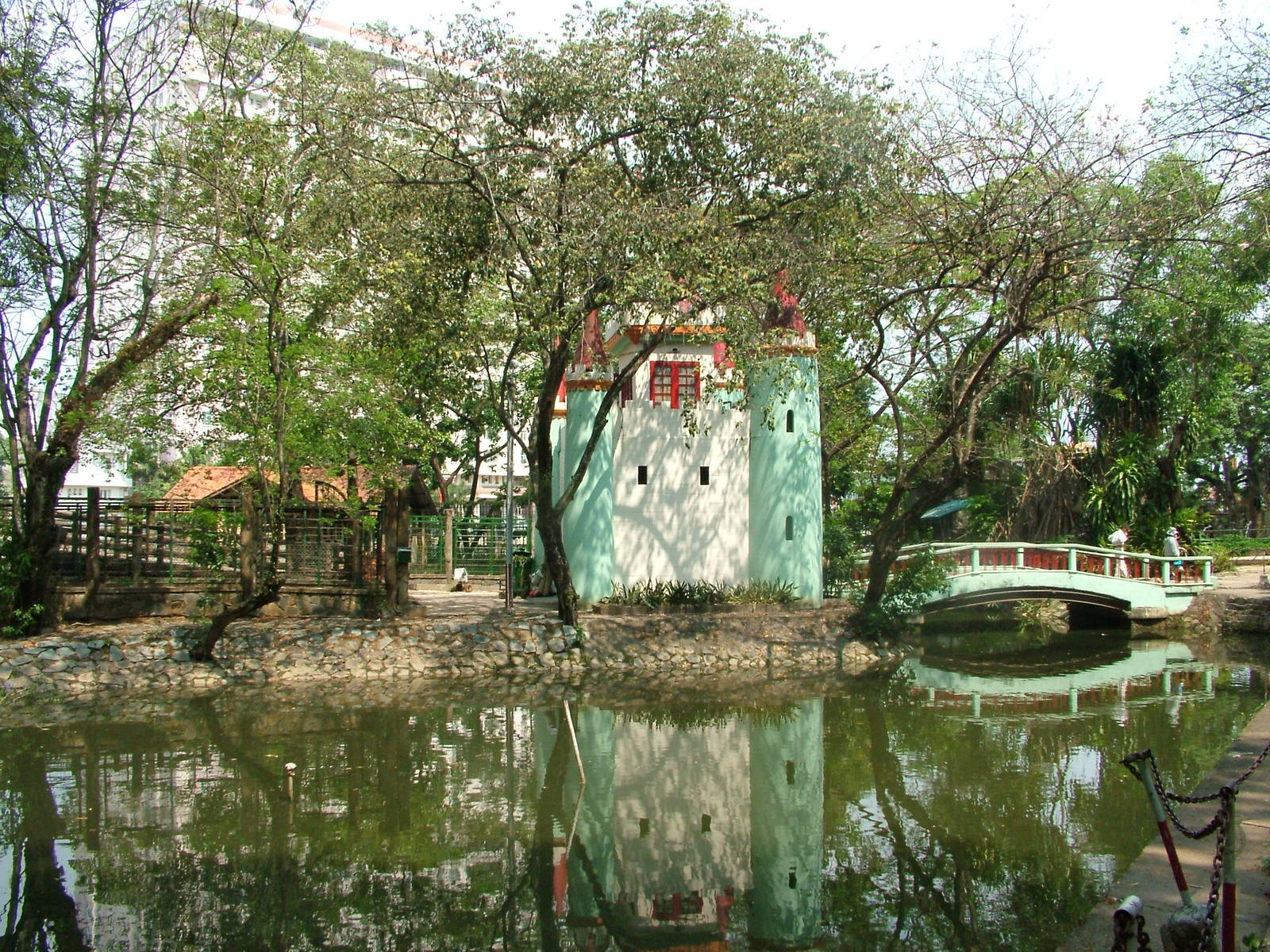 Castle Entrance to Ungulate Paddocks at Saigon Zoo, 16/03/12