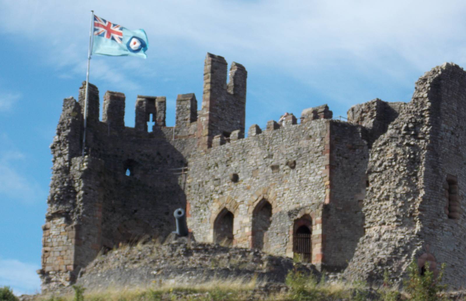 Castle Keep with RAF Ensign