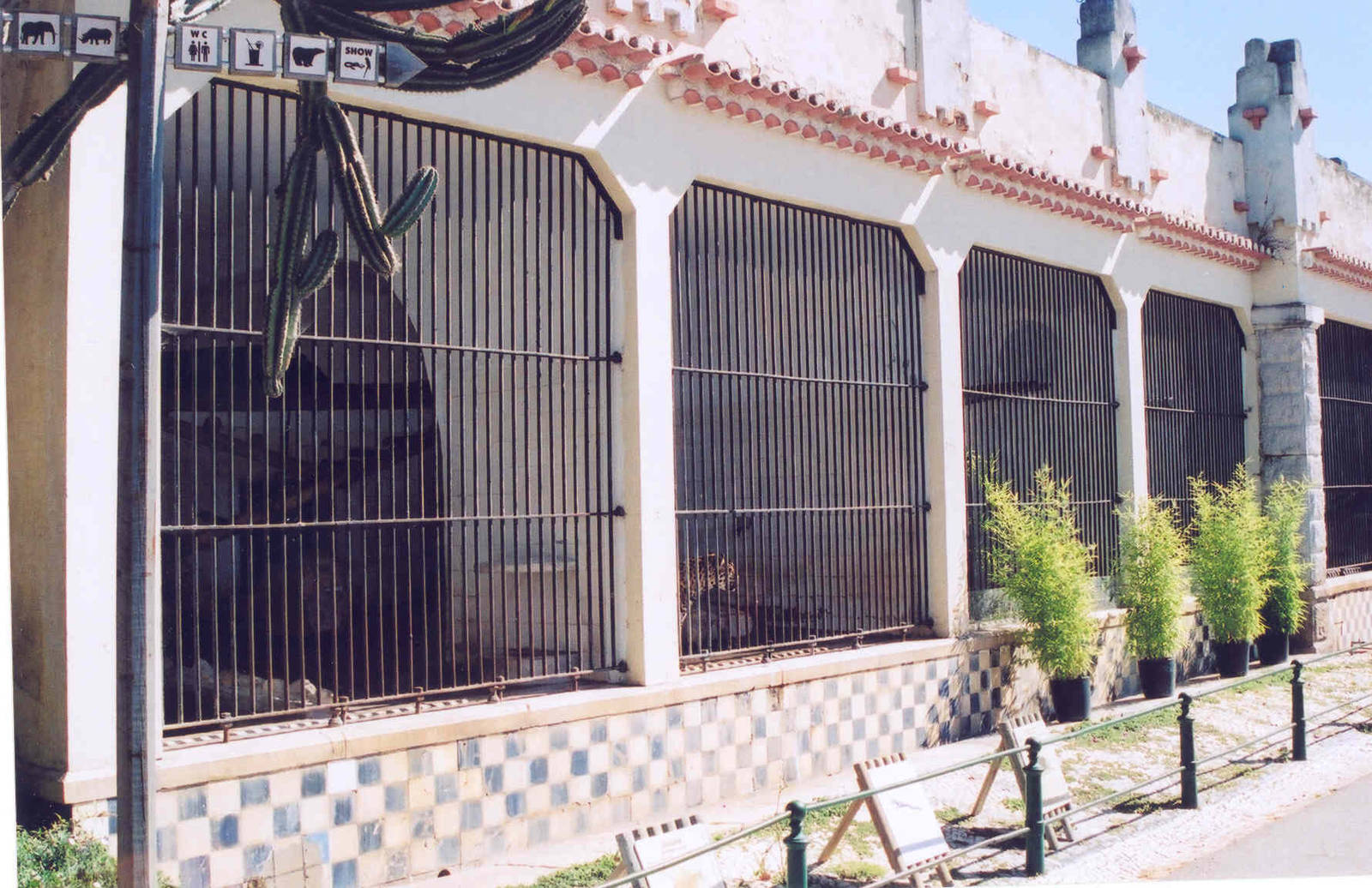 Cat Enclosures - Lisbon Zoo 2005