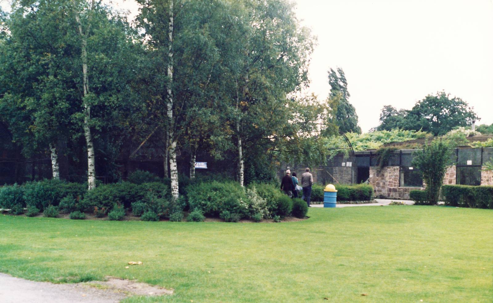 Cat House and Baboon pens Chester Zoo Sept 1987