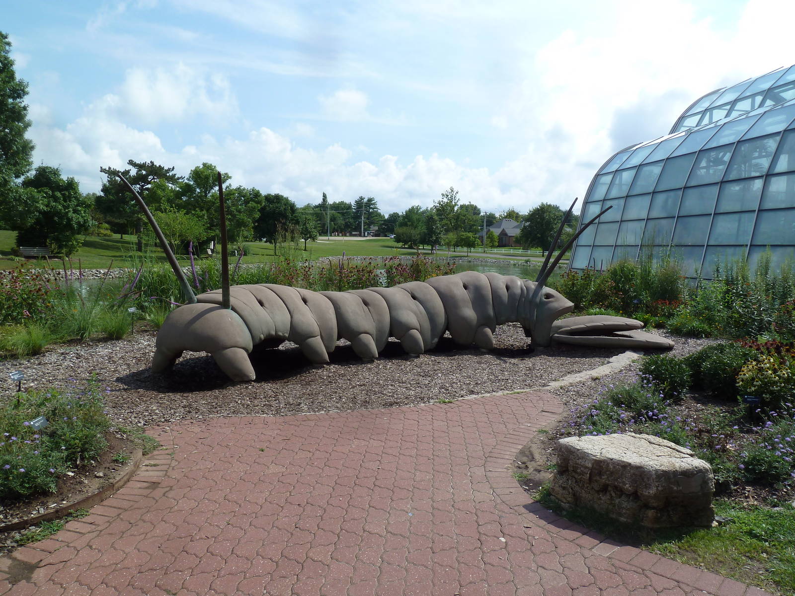 Caterpillar Statue