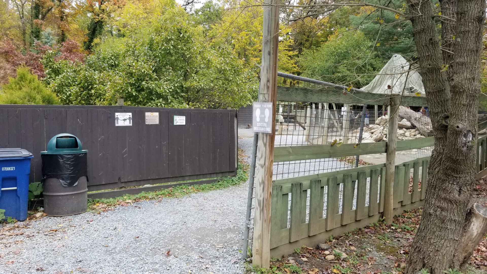 Catoctin Wildlife Preserve - Entrance to petting area #2