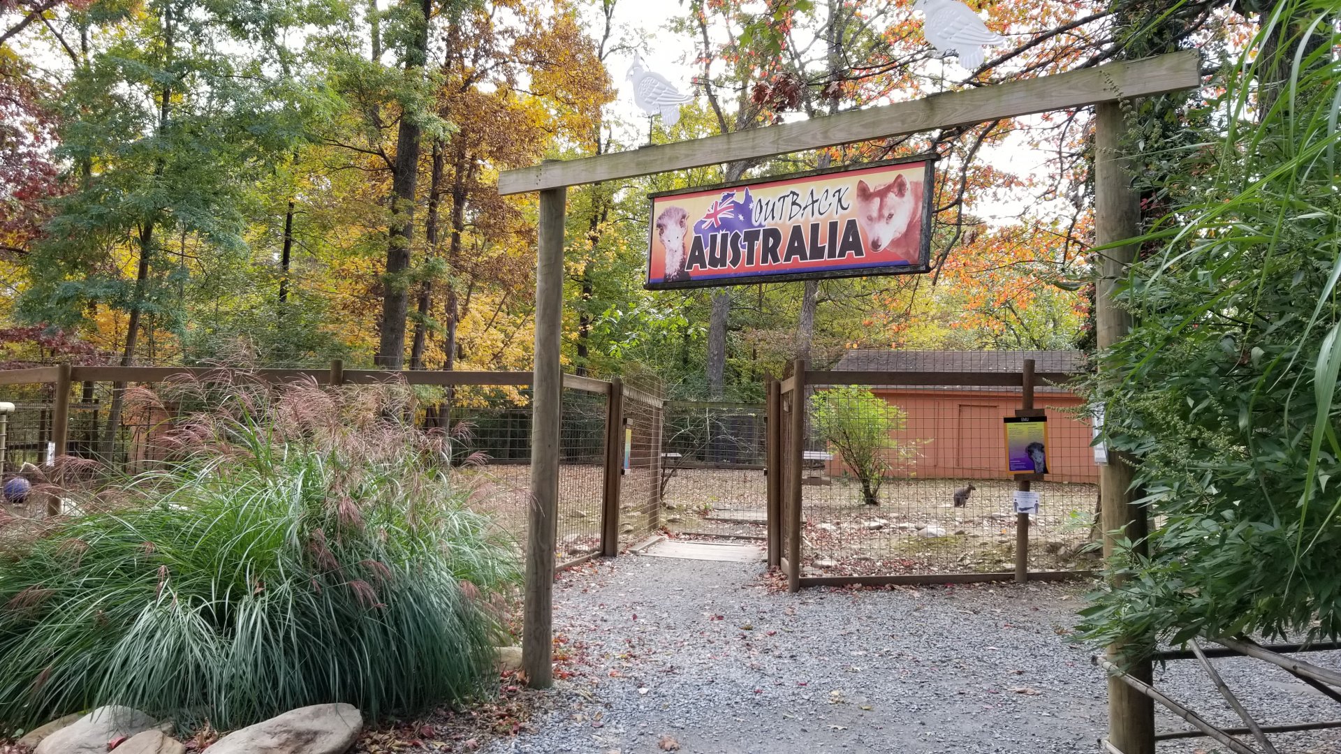 Catoctin Wildlife Preserve - Outback Australia sign