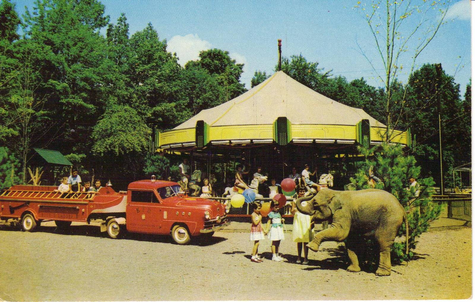 Catskill Game Farm Postcard