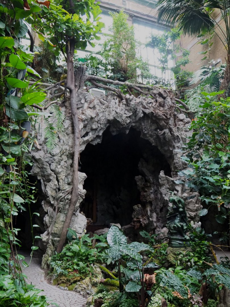 Cave in the Winter garden/Butterfly house, 2021-06-12