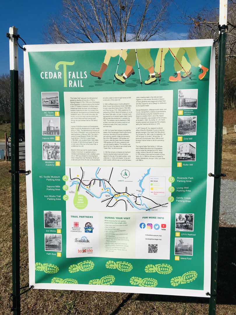 Cedar Falls Trail Banner