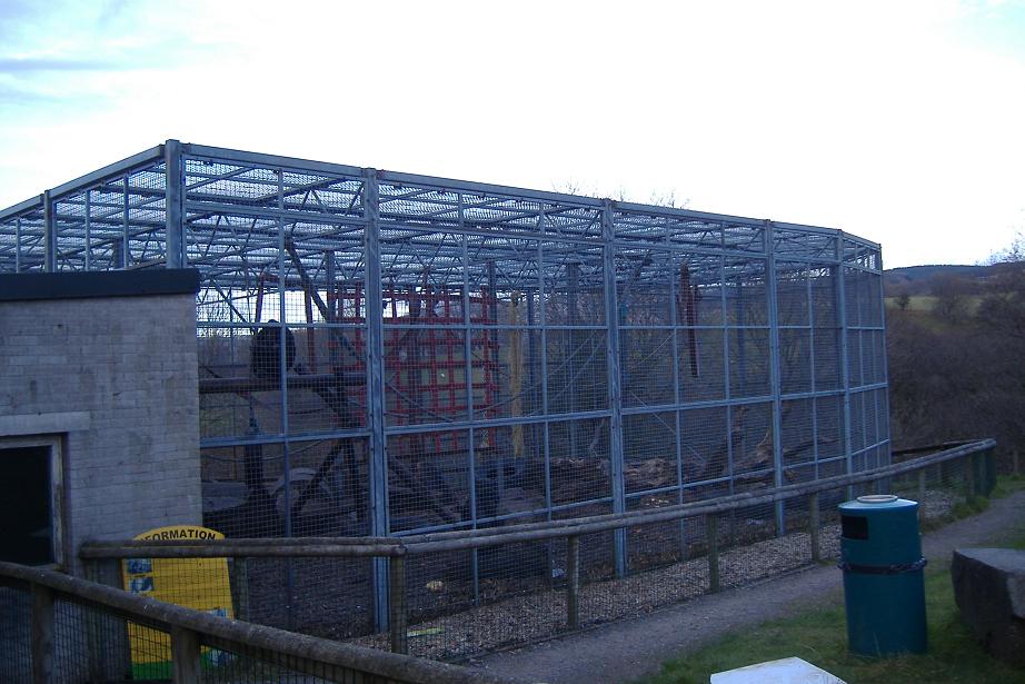 Cefn Yr Erw chimp cage
