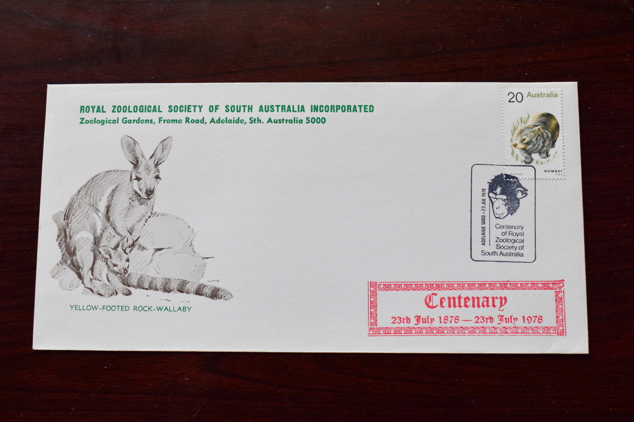 Centenary of Adelaide Zoo (1978) - Rock Wallaby Cover