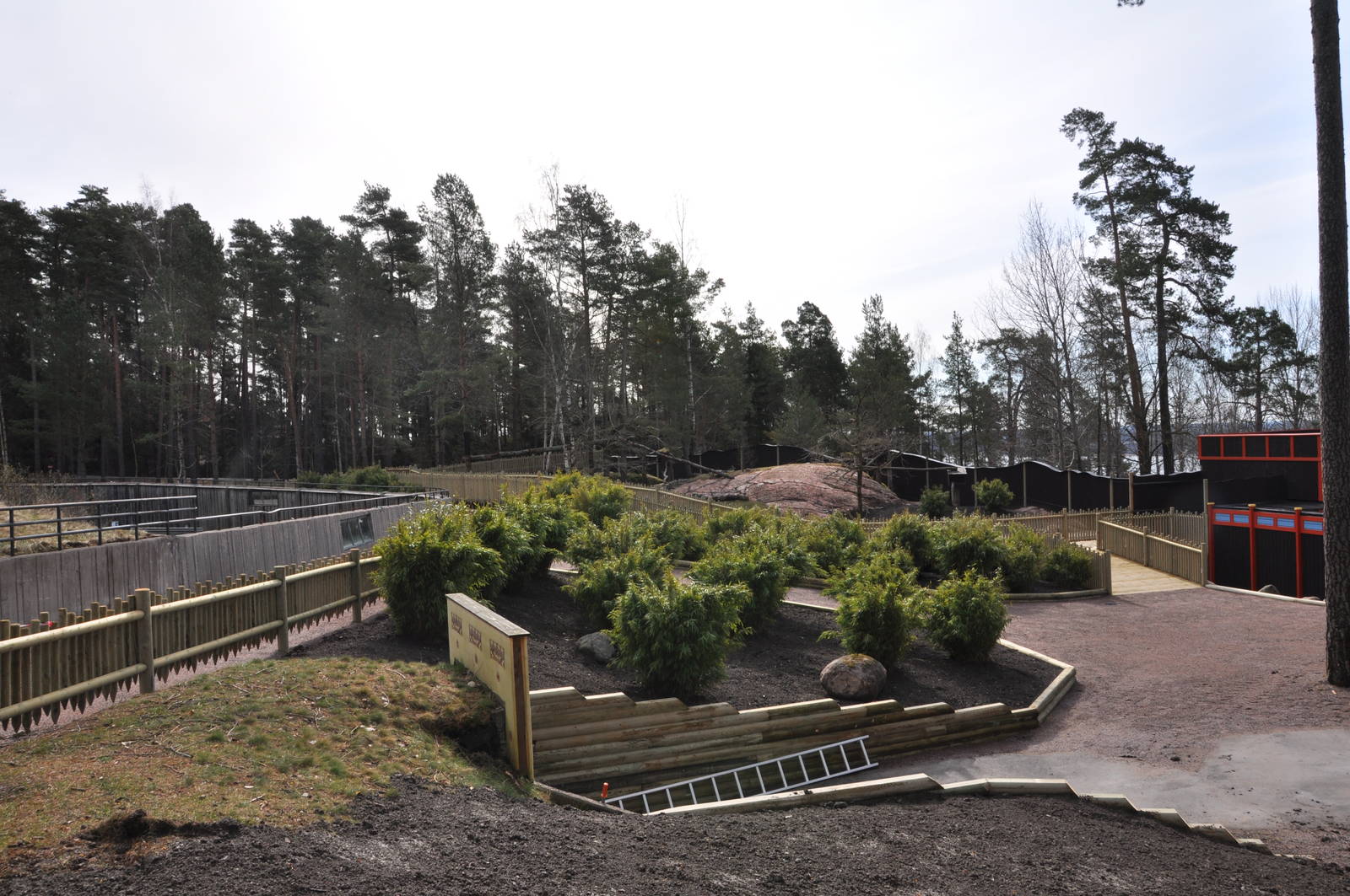 Central Asian themed area