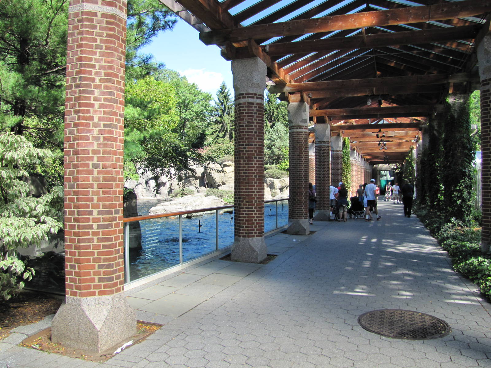 Central Park Zoo 2010 - Alongside Japanese Macaque exhibit