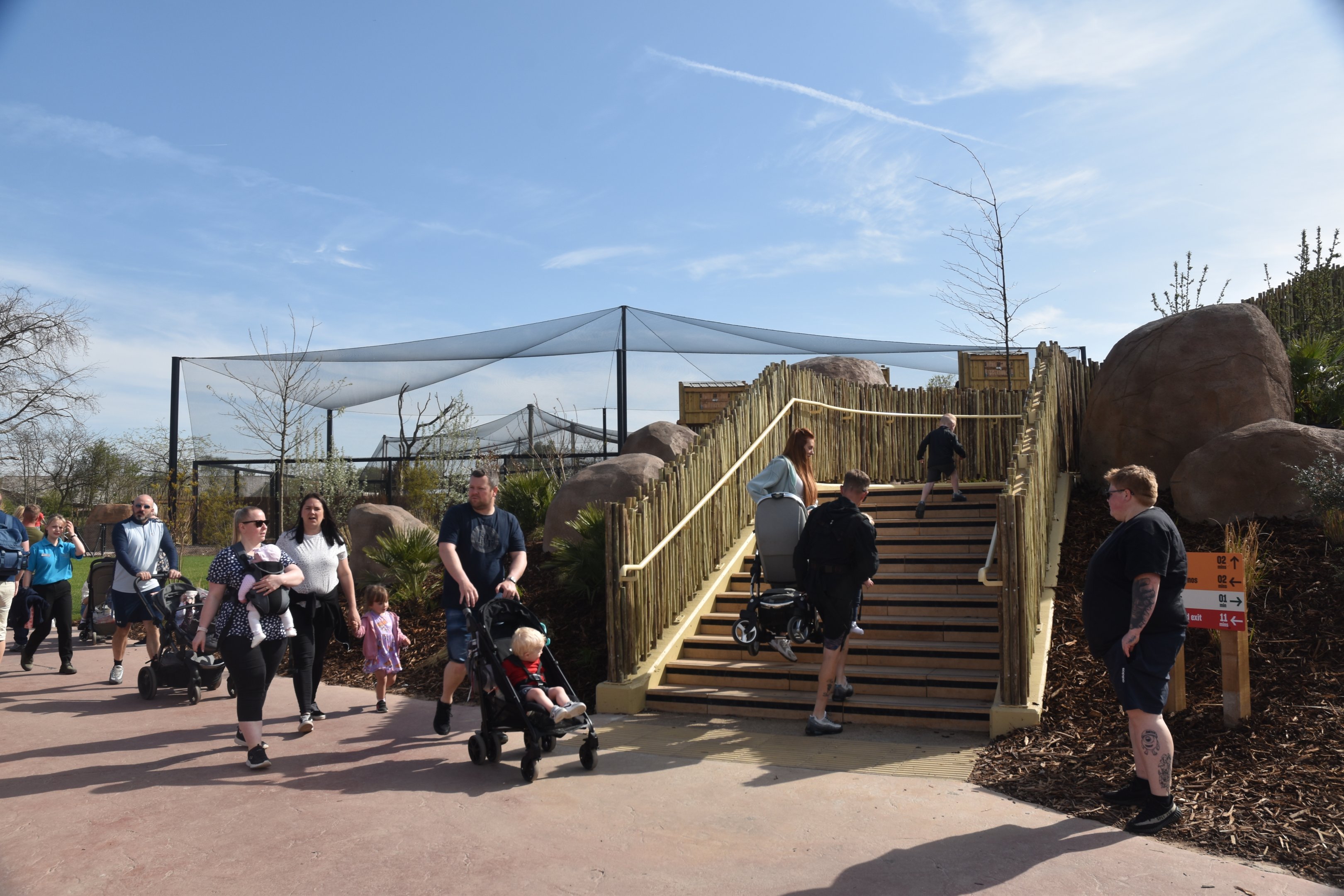 Central Plaza View, Heart of Africa at Chester, 12th April 2025