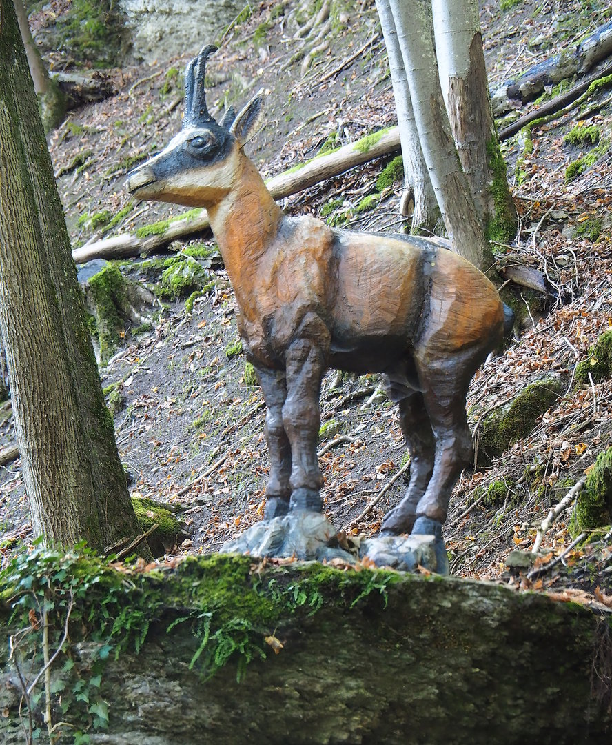 Chamois wood carving, 2023-09-26