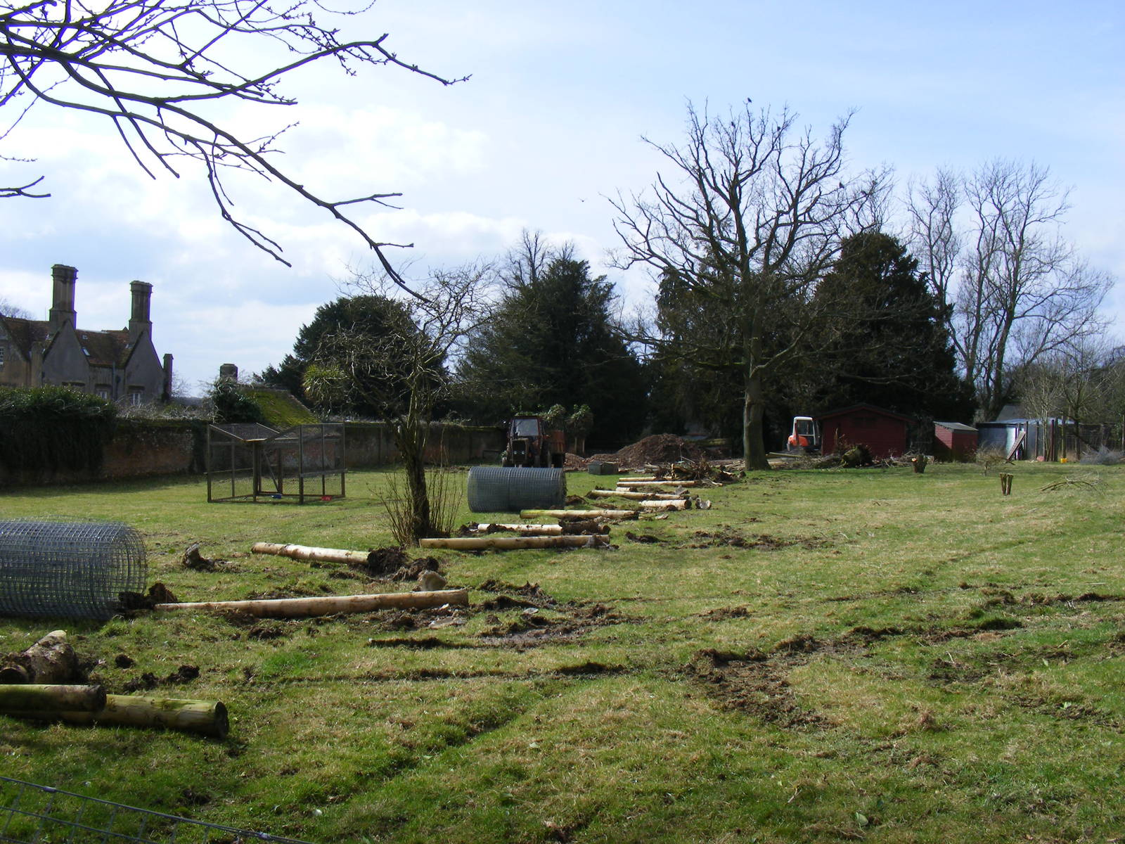 Changes to Somali wild ass stallion enclosure at Marwell Wildlife, 21 March