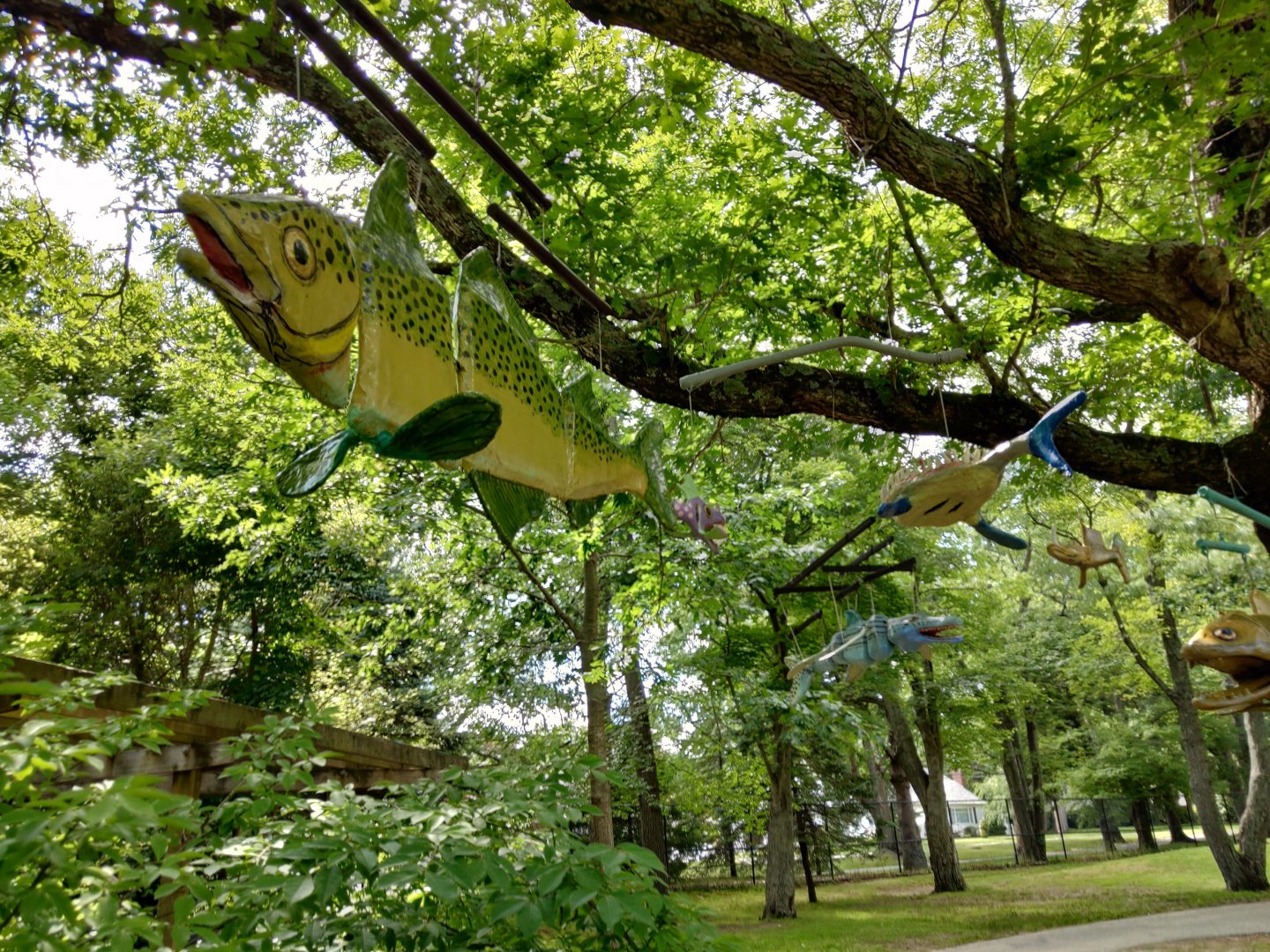 Charles Hauck Wind Sculptures display