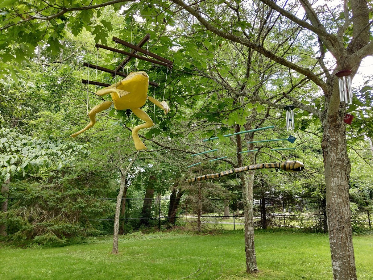 Charles Hauck Wind Sculptures display