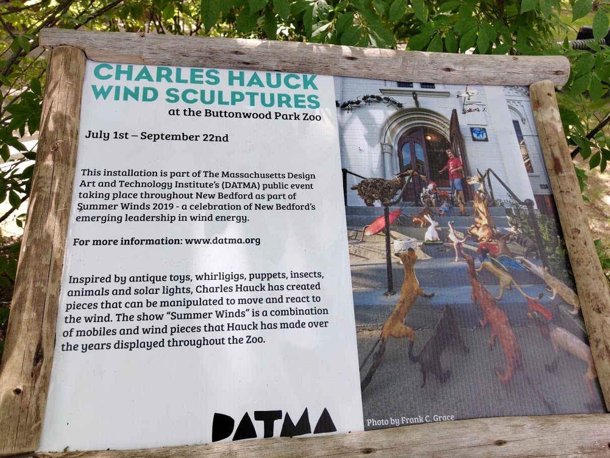 Charles Hauck Wind Sculptures placard