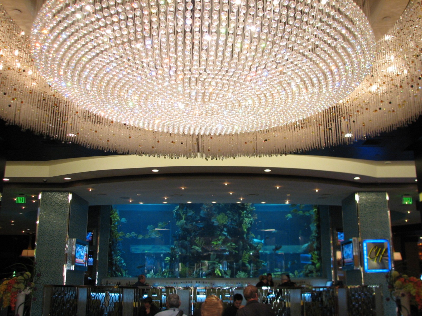 Chart House Aquarium at Golden Nugget Hotel Casino in Las Vegas - Lobby vie
