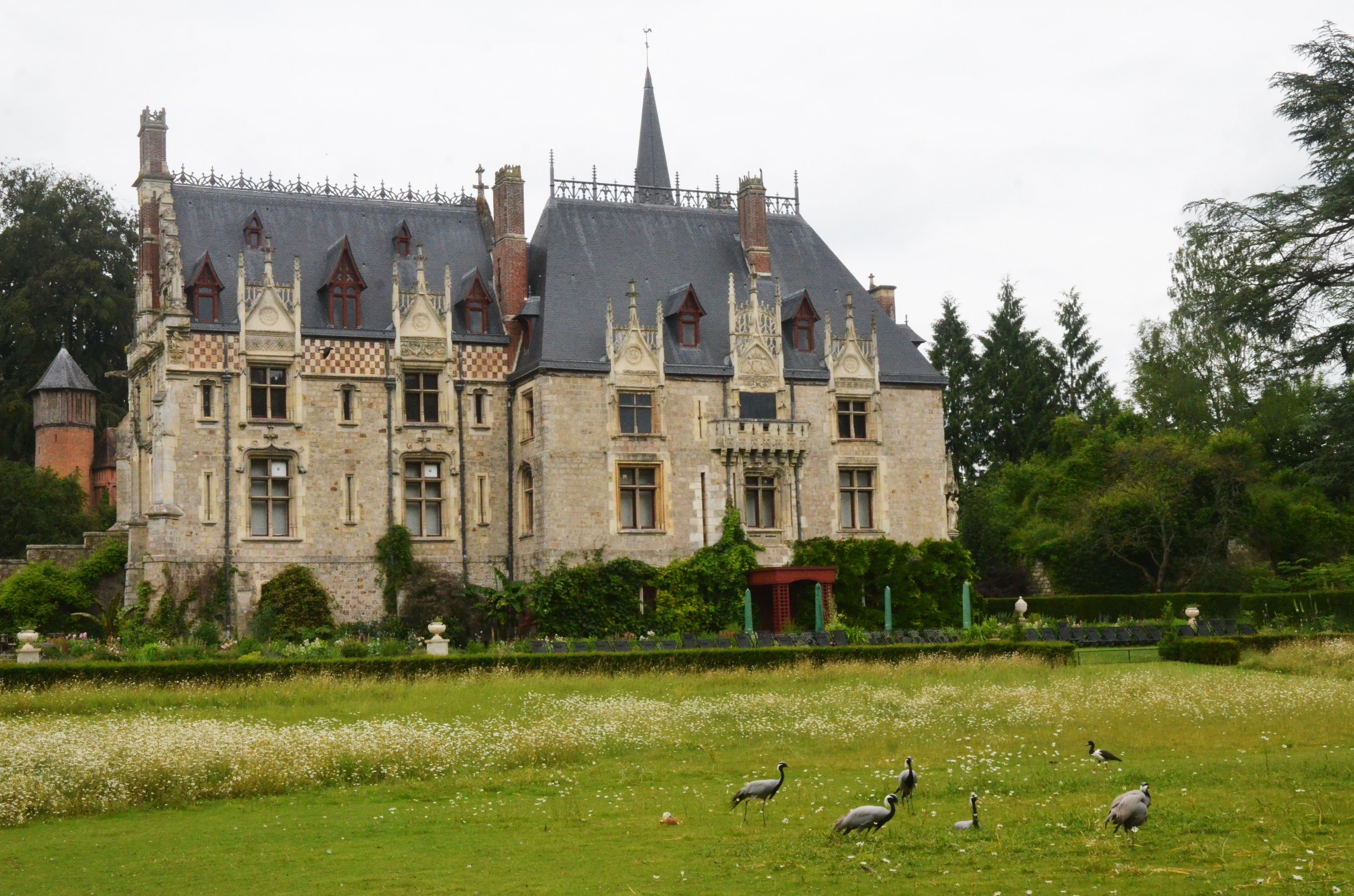 Chateau with Birds at Clères, 16/06/18