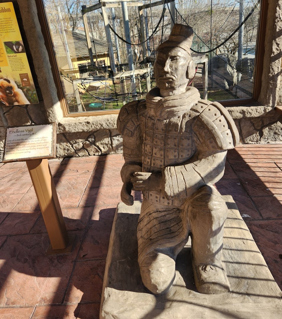 Chattanooga Zoo - Terracotta soldier