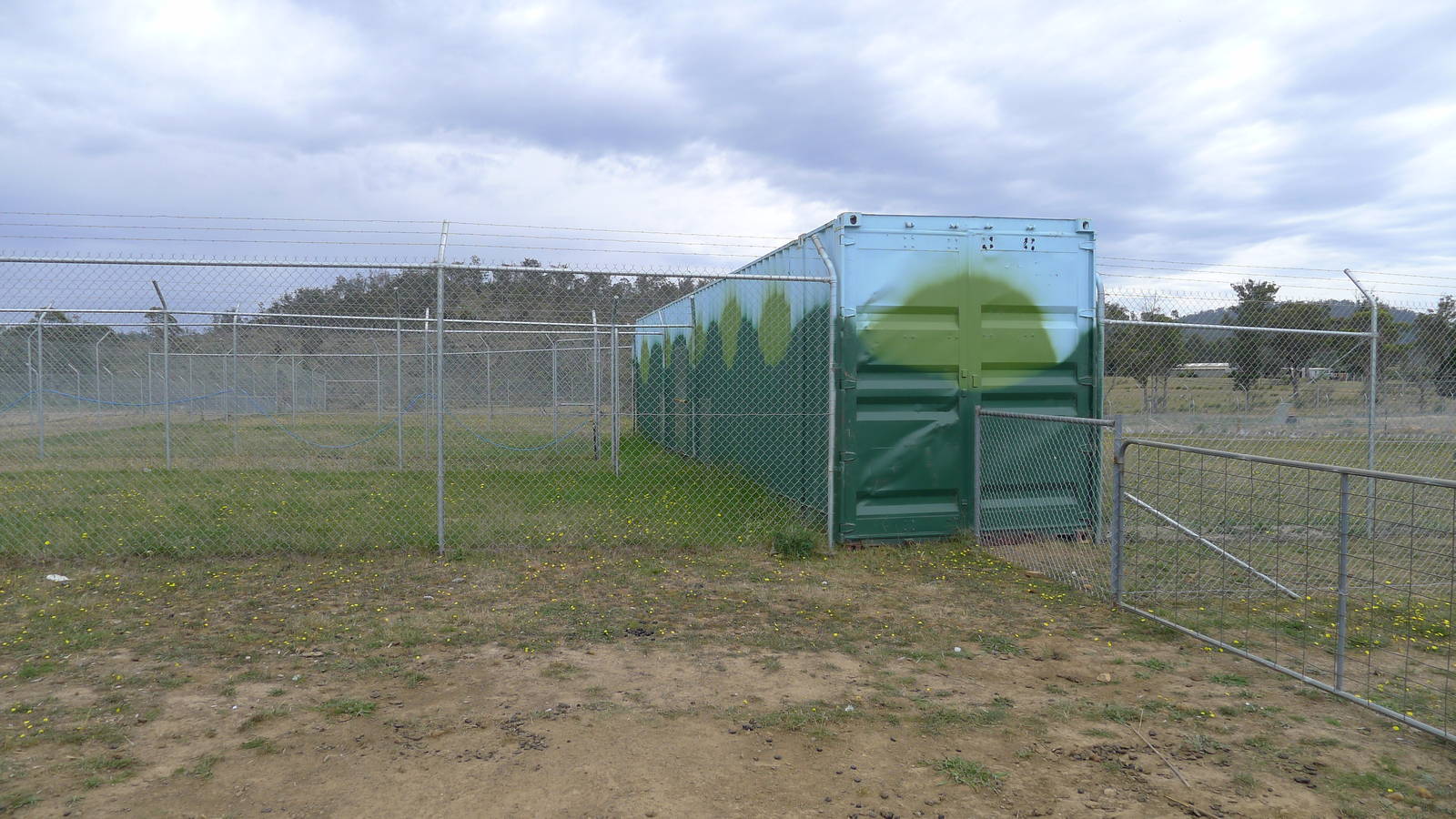 Cheetah enclosure in the making