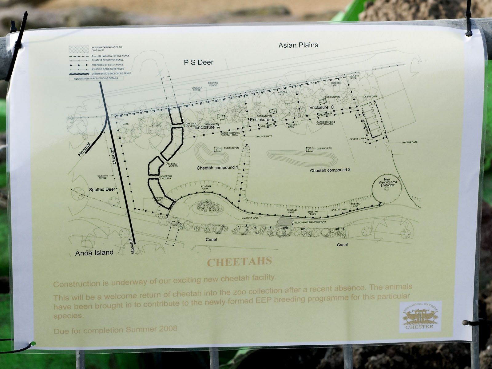 Cheetah Enclosure Plans