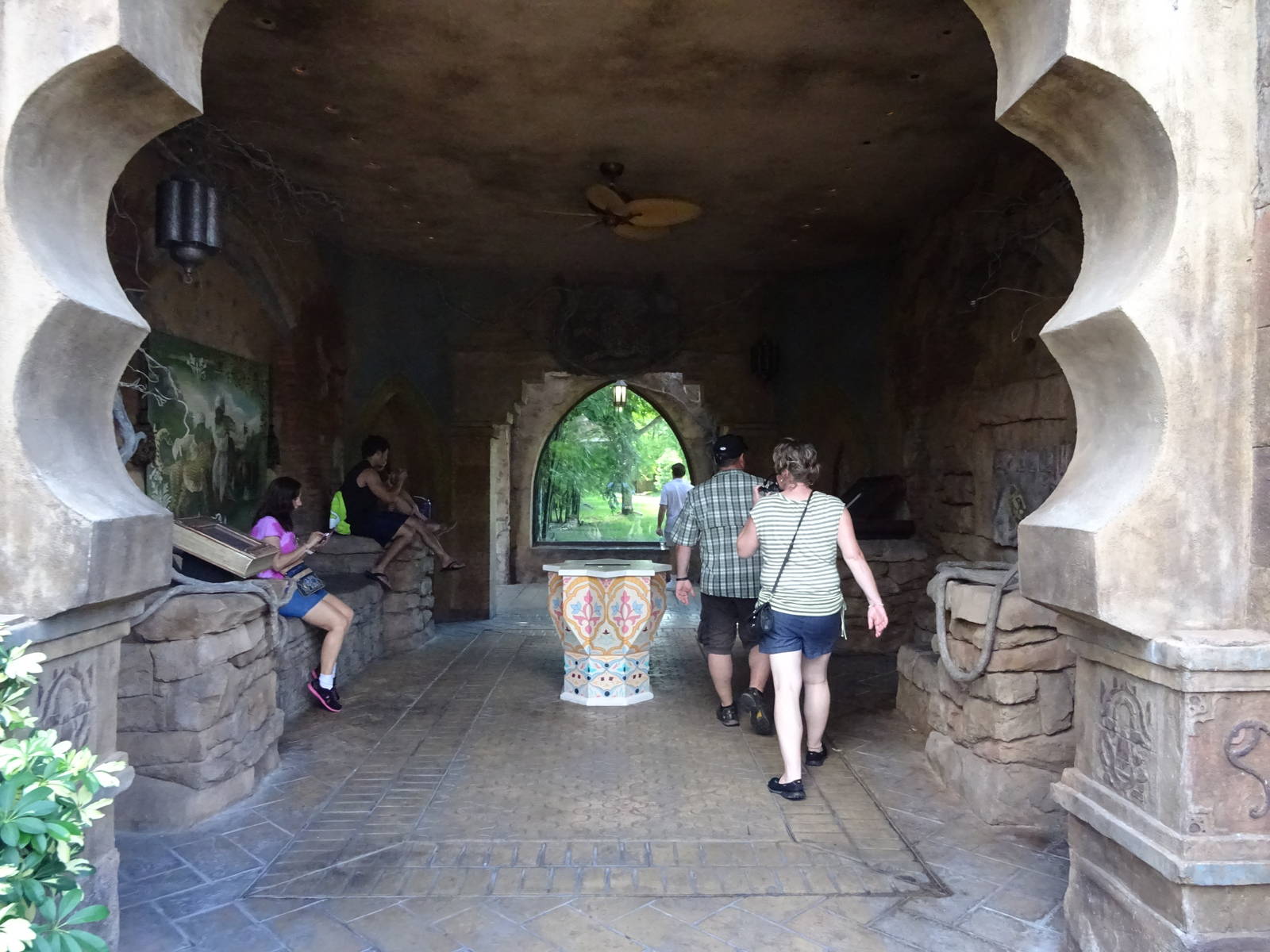 Cheetah Exhibit Indoor Viewing Area at Busch Gardens Tampa
