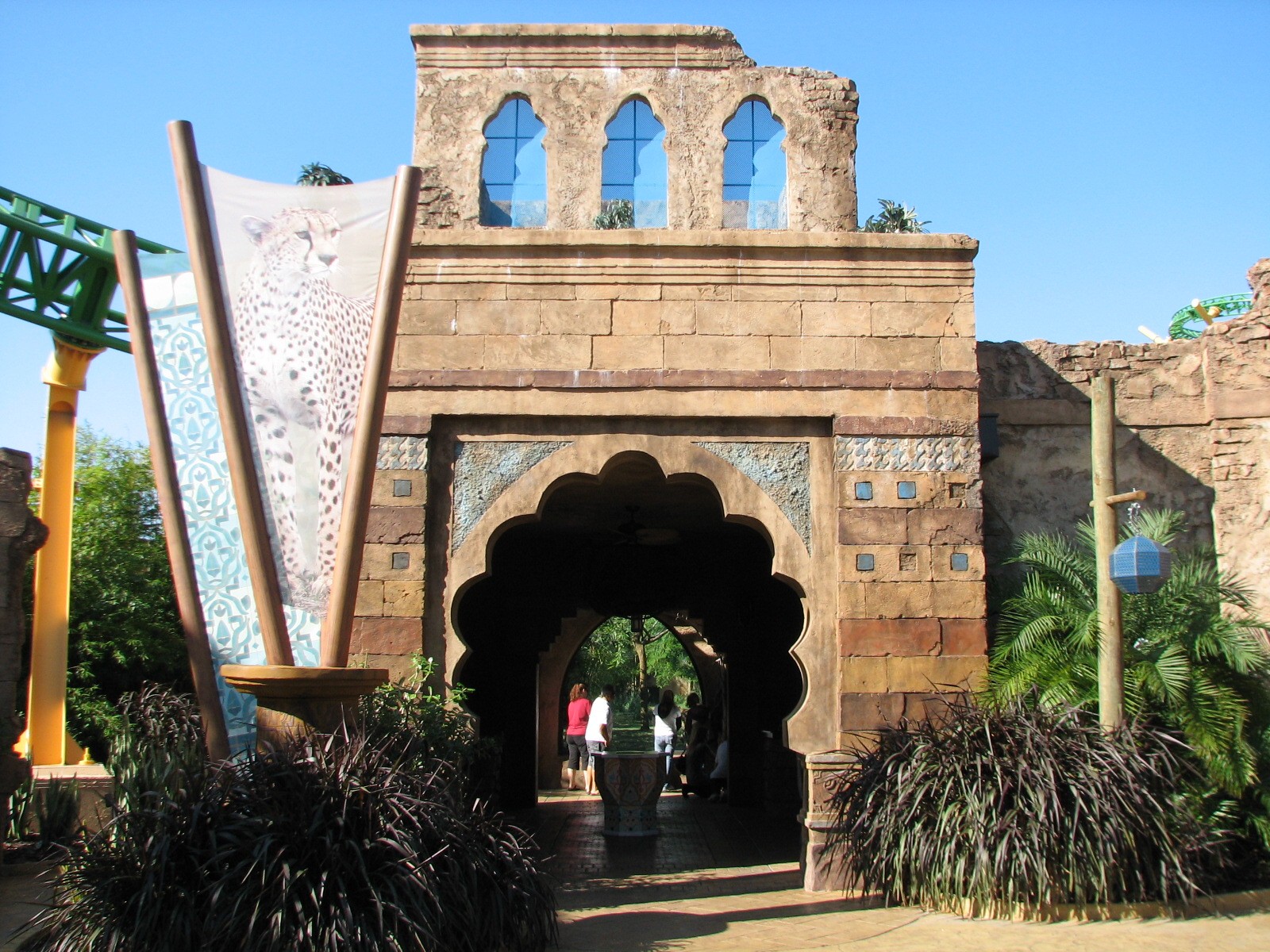 Cheetah Run - Viewing Temple Entrance