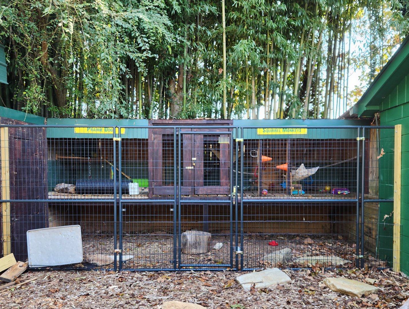 Chestatee Zoo - Small mammal cages