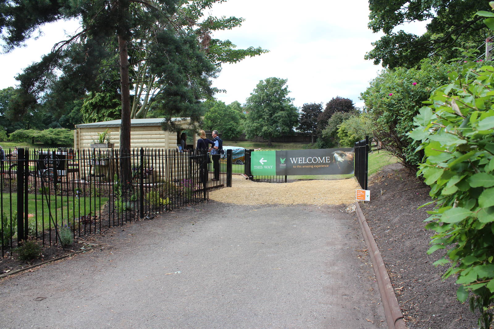 Chester Cathedral Falconry - Main entrance