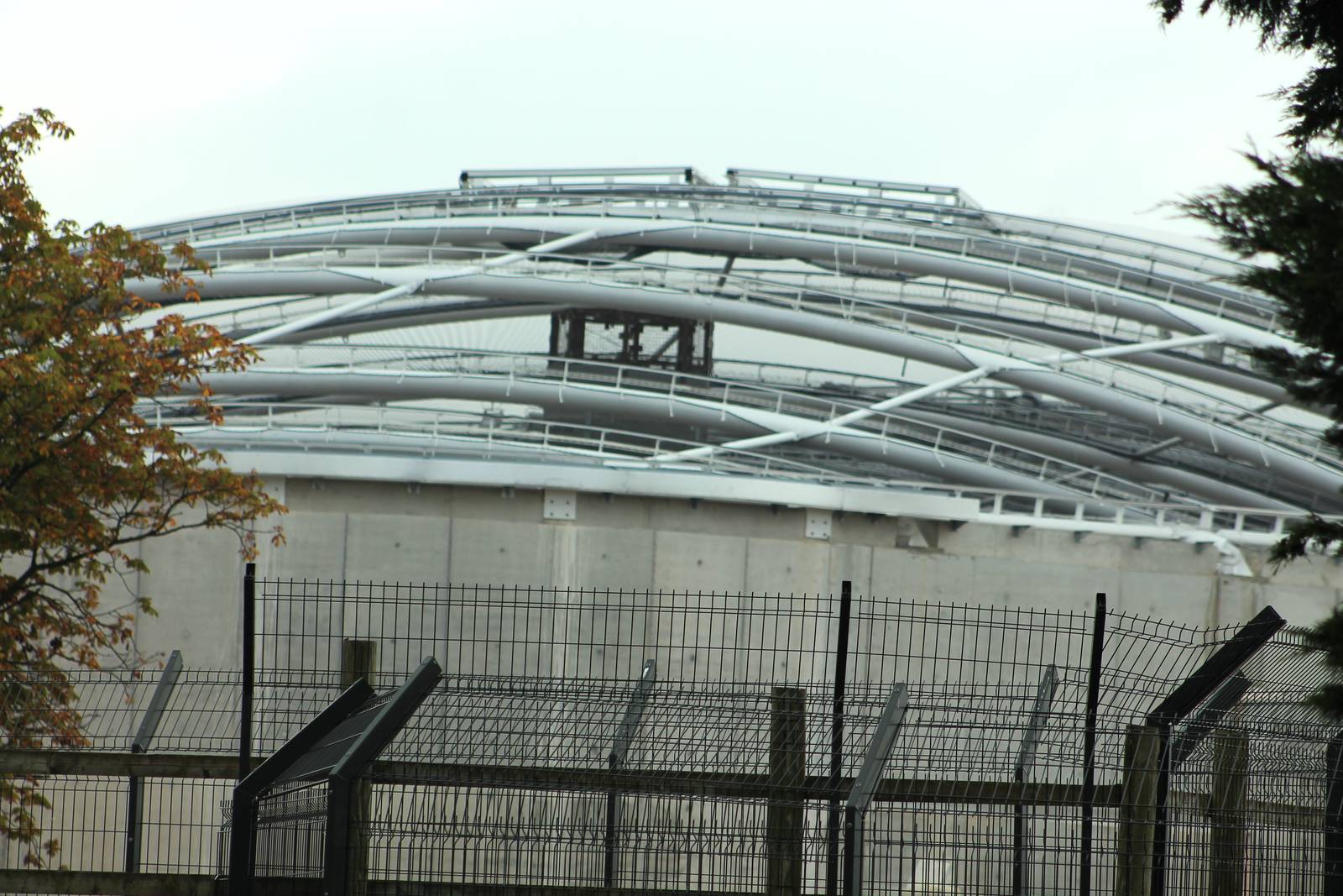 Chester Zoo, construction of Islands 13 September 2014