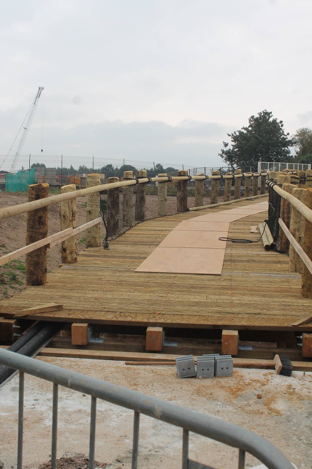 Chester Zoo, construction of Islands 13 September 2014