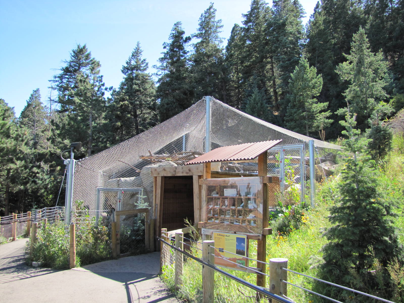 Cheyenne Mountain Zoo 2010 - Cougar enclosure