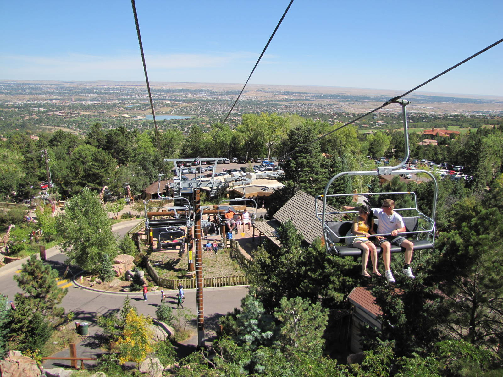 Cheyenne Mountain Zoo 2010 - General zoo view from the chairlift