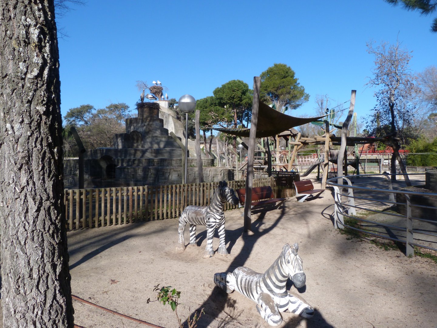 Children's park and caprid exhibit -Zoo Aquarium de Madrid (2025)