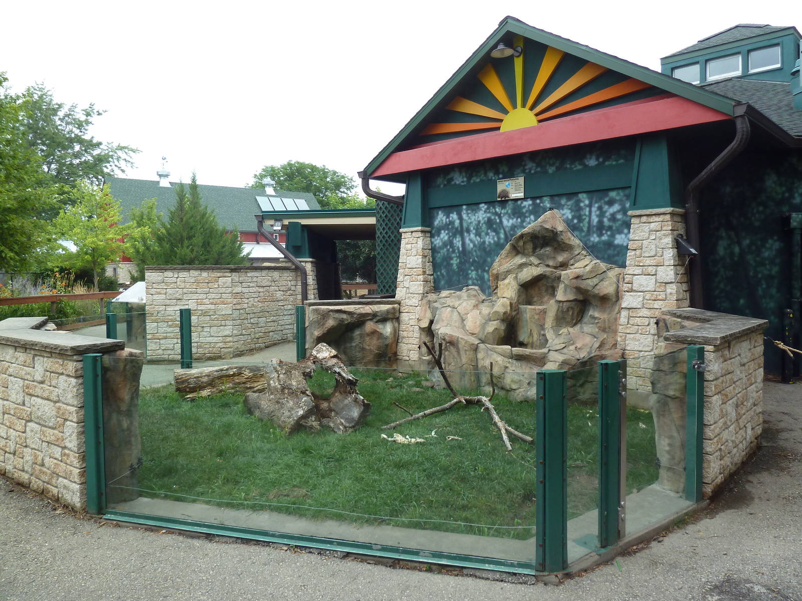 Children's Zoo - Indian Crested Porcupine Exhibit