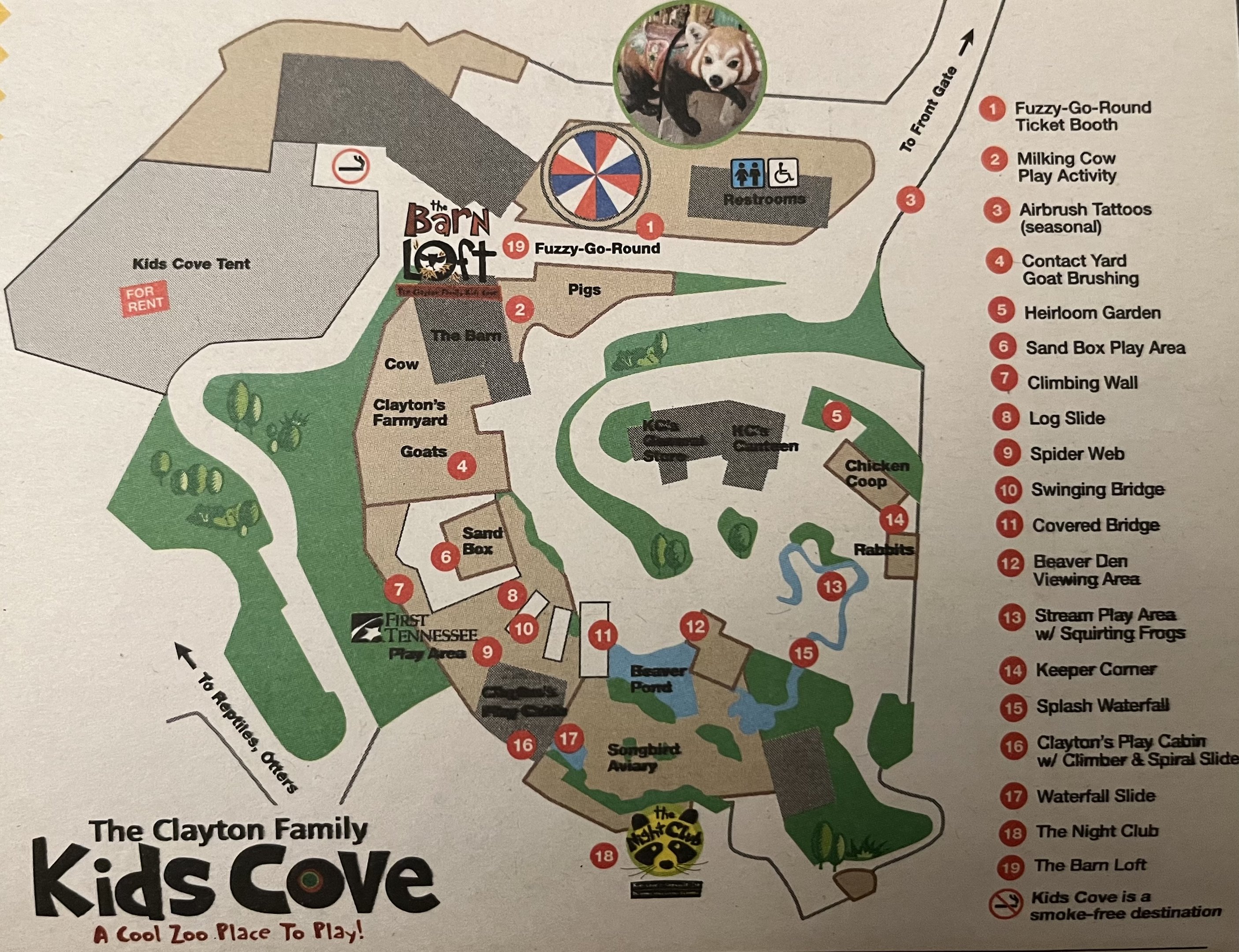 Children’s Zoo Map - 2008