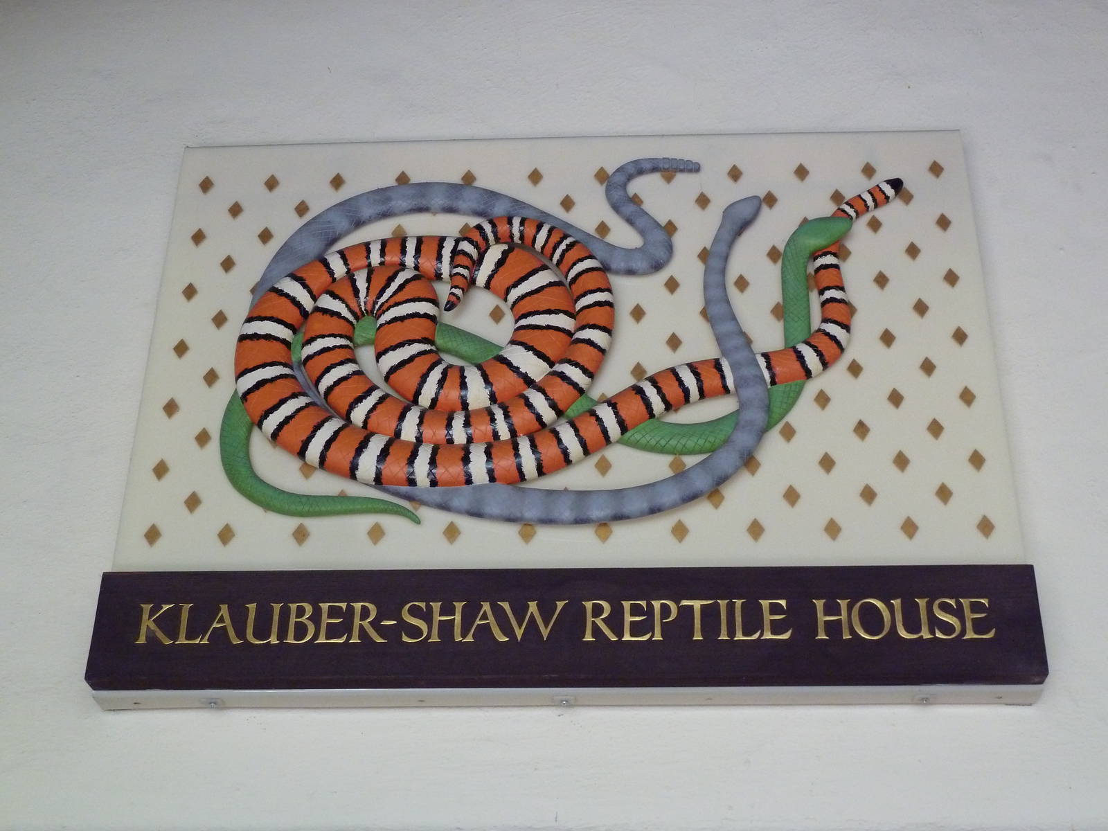 Children's Zoo - Reptile House Entrance Sign