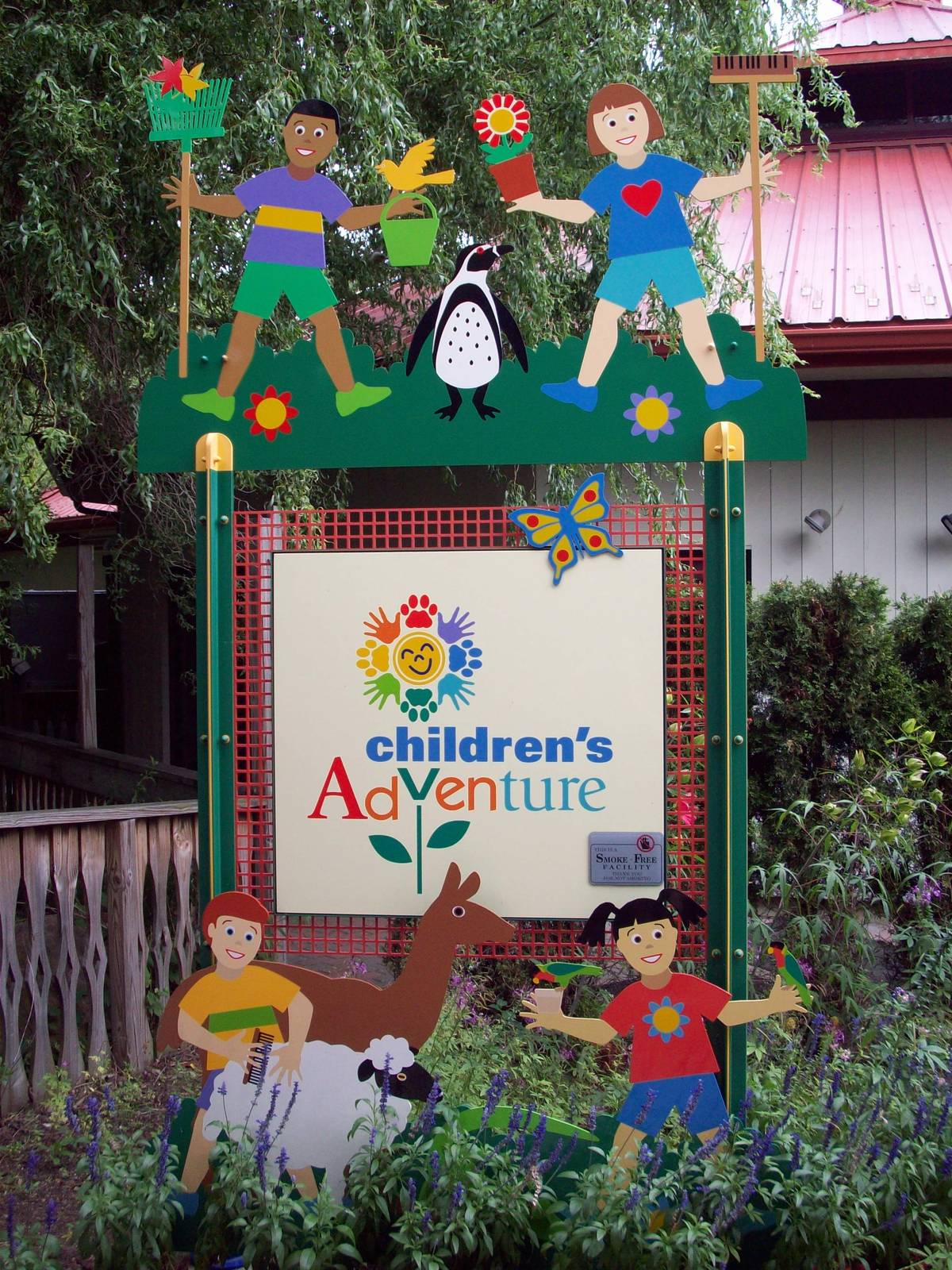 Children's Zoo Sign