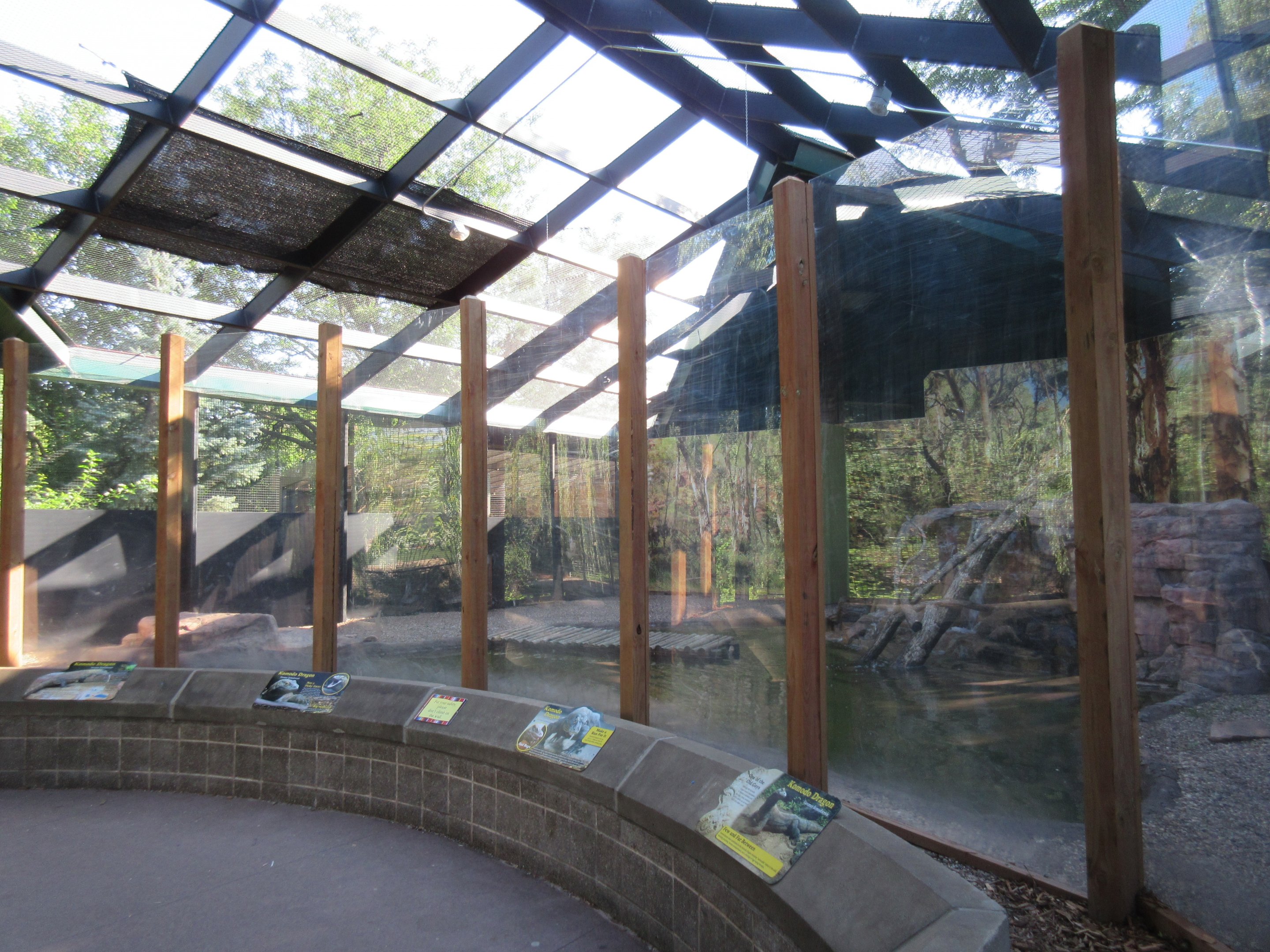 Chilean Flamingo Winter Aviary (temporary Komodo Dragon Exhibit)