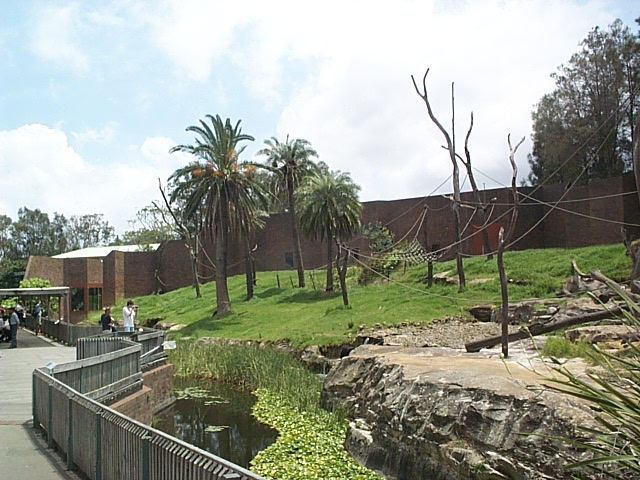 chimp enclosure 2001