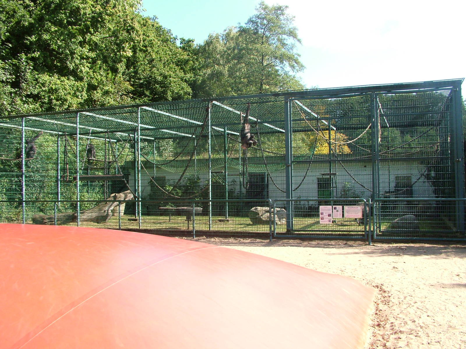 Chimp enclosure at Tierpark Gettorf 2007