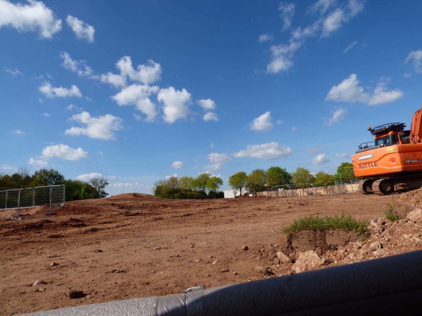 Chimp Enclosure Construction site