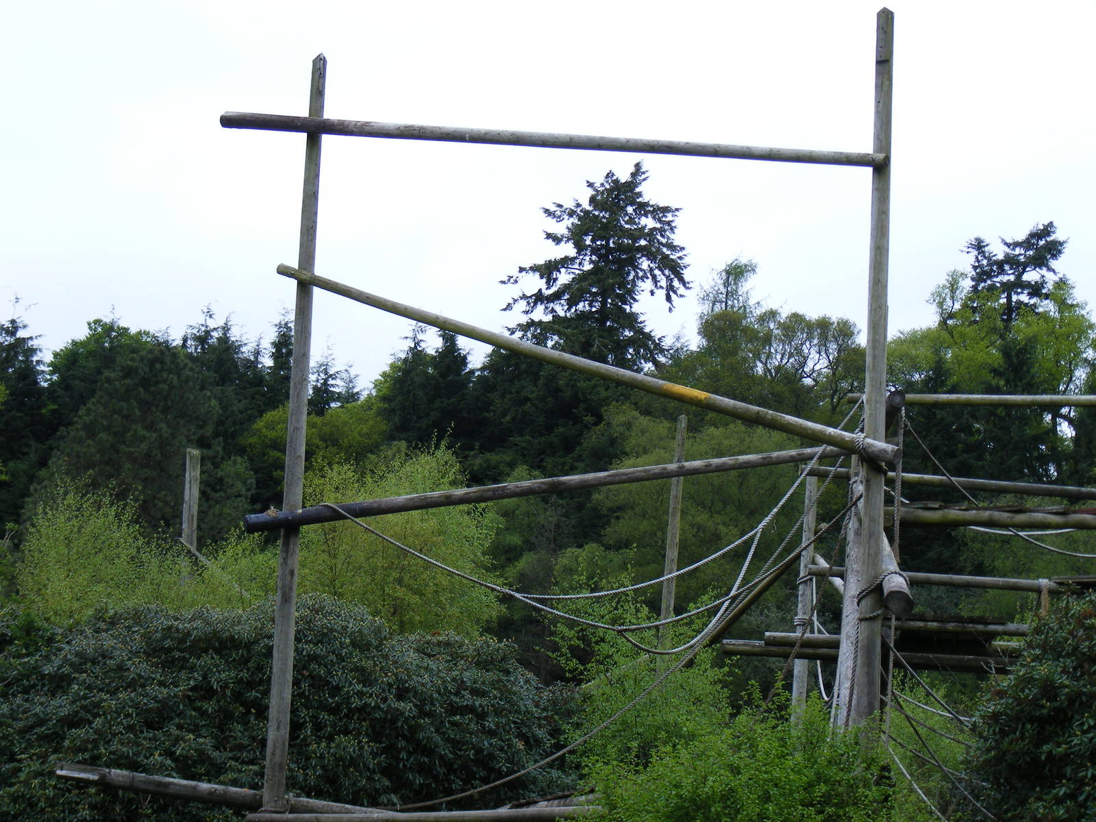 Chimp Island enclosure at Blair Drummond Safari Park, 19 May 2010