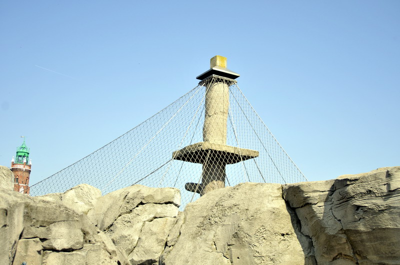 Chimp-lookout at Bremerhaven zoo