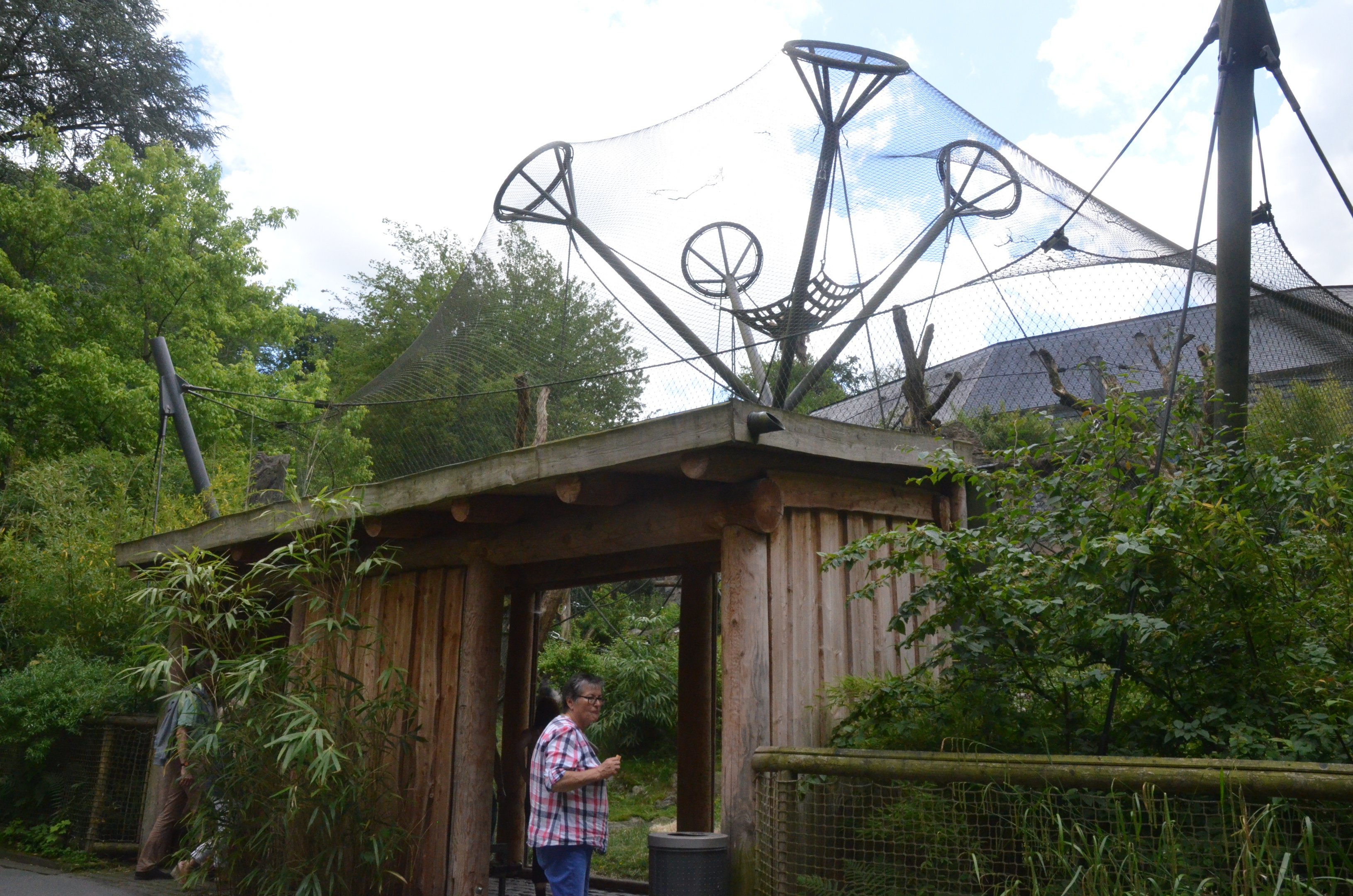 Chimpanzee/Bonobo Outdoor Enclosure at Wuppertal, 16/06/19