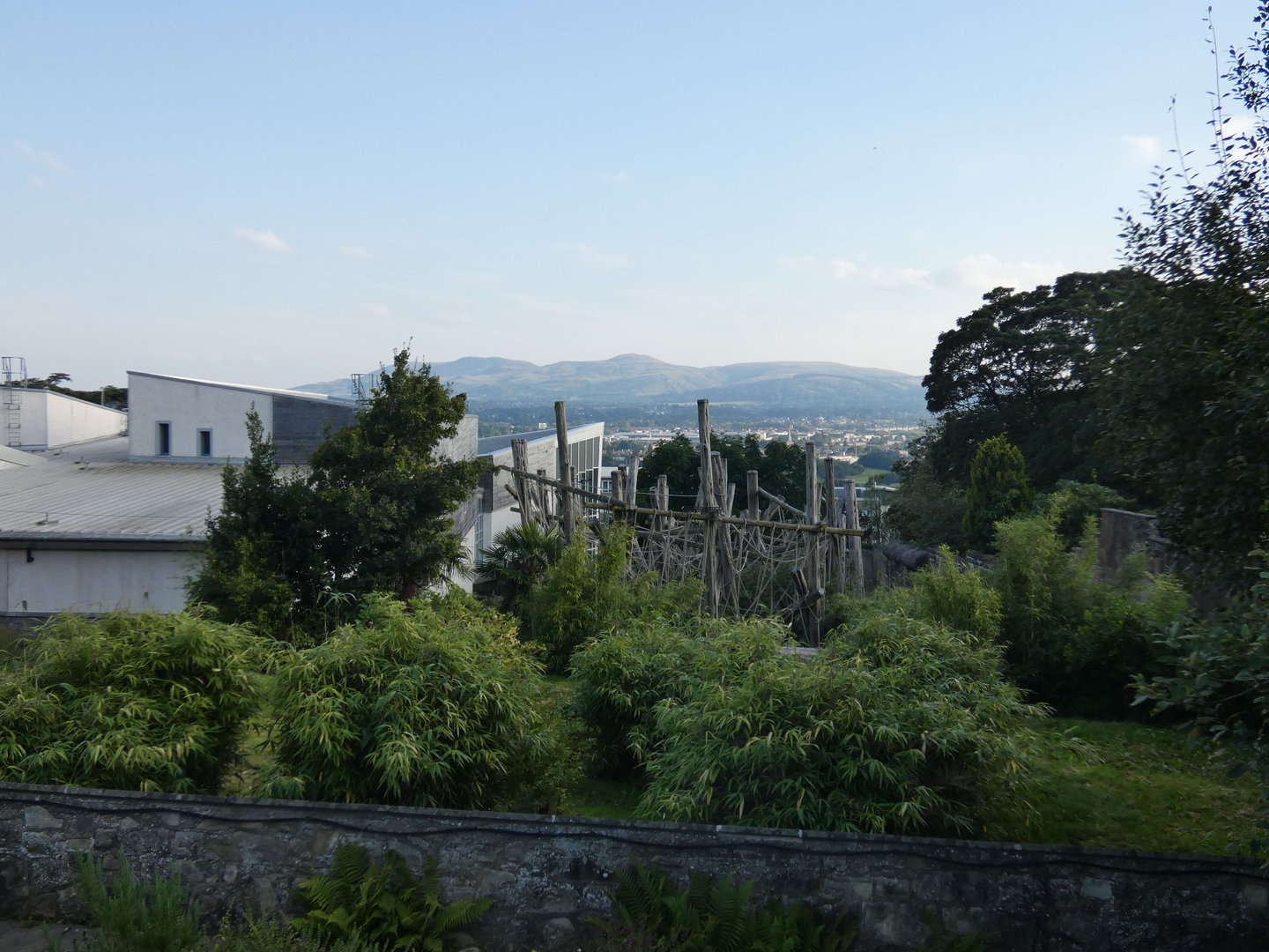Chimpanzee enclosure
