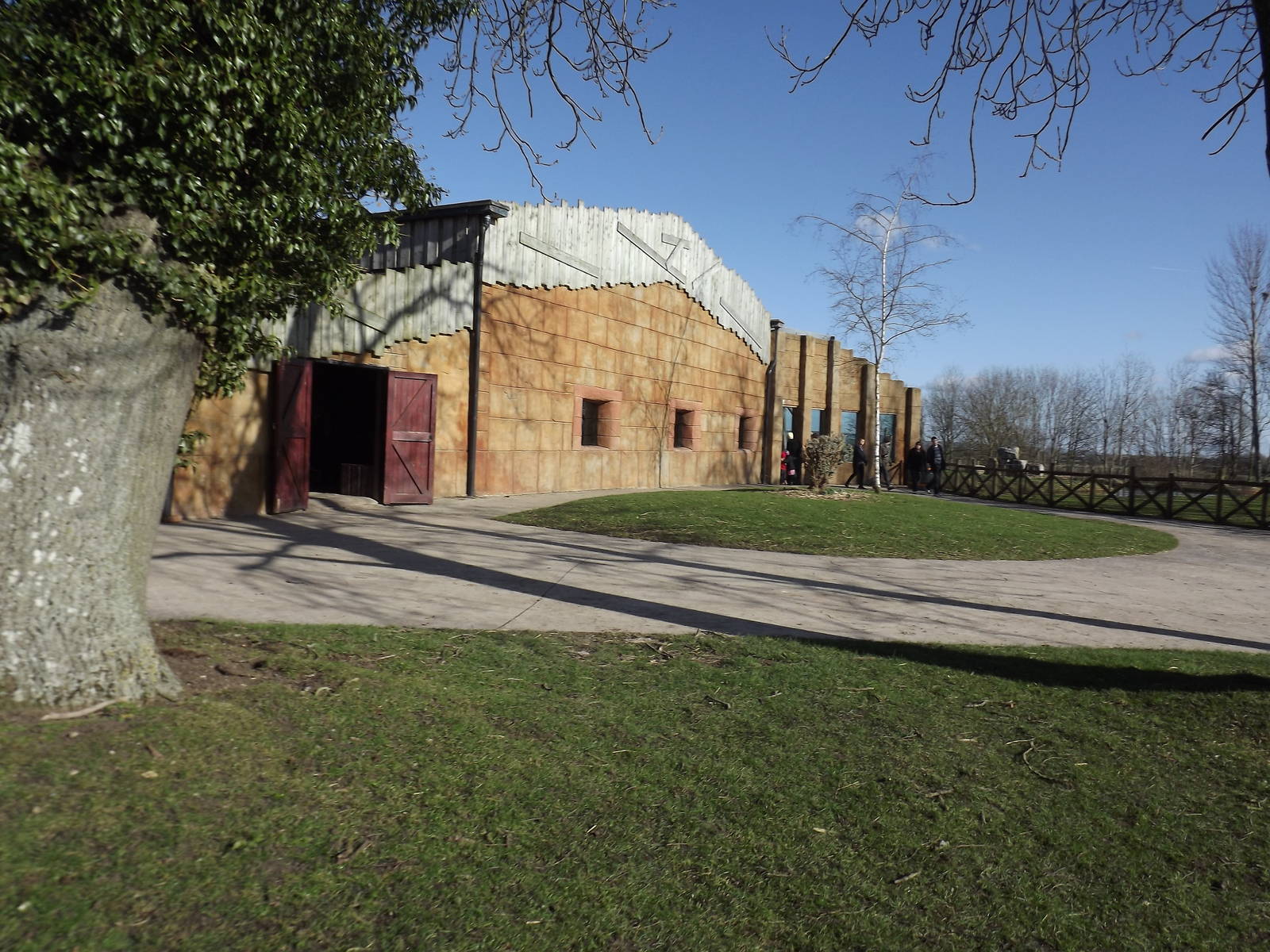 Chimpanzee exhibit at Flamingoland 19/02/12