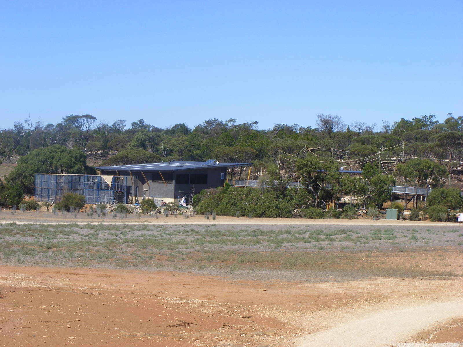 Chimpanzee Exhibit from distance - April, 2010