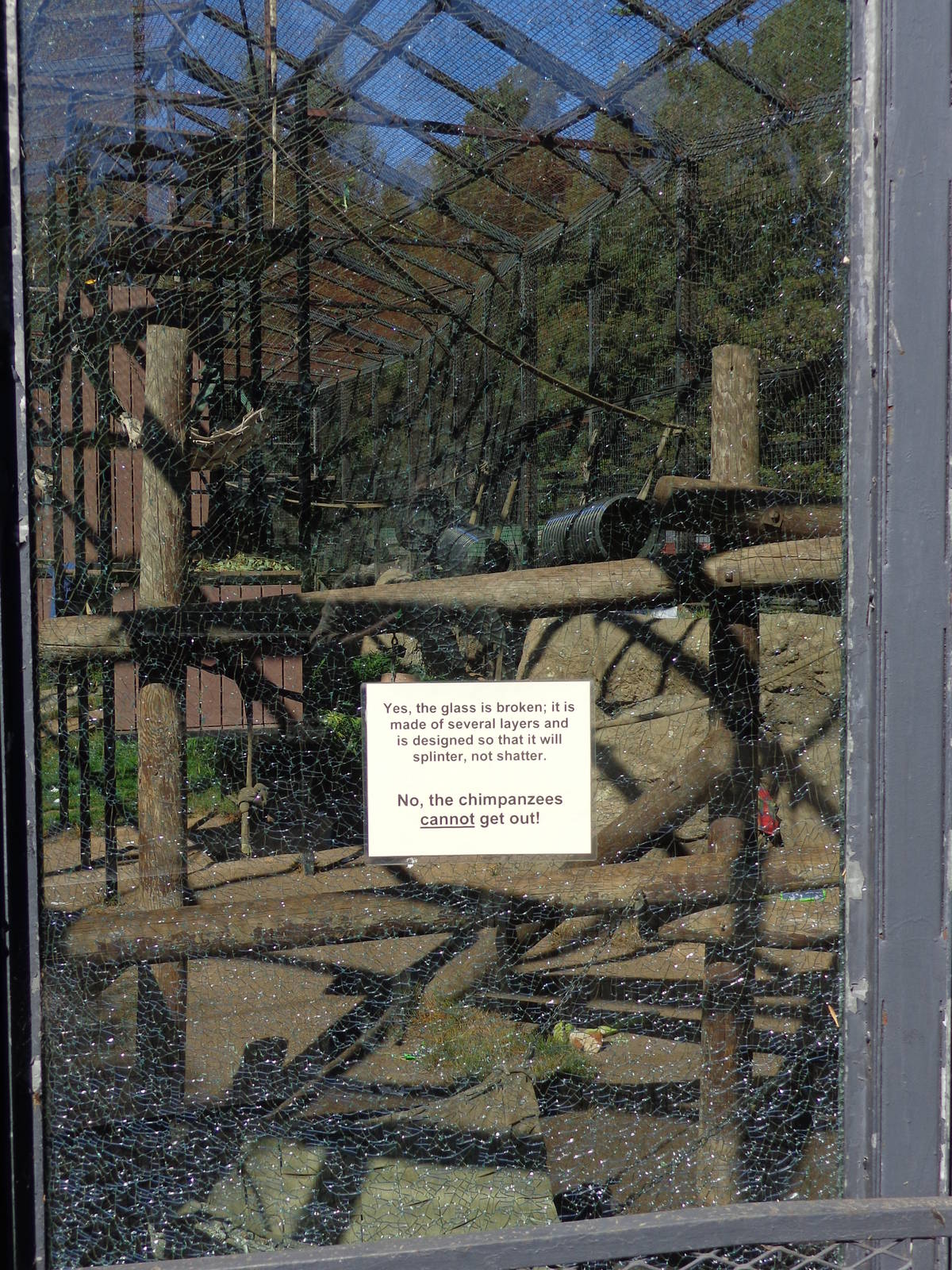 Chimpanzee Exhibit Paneling