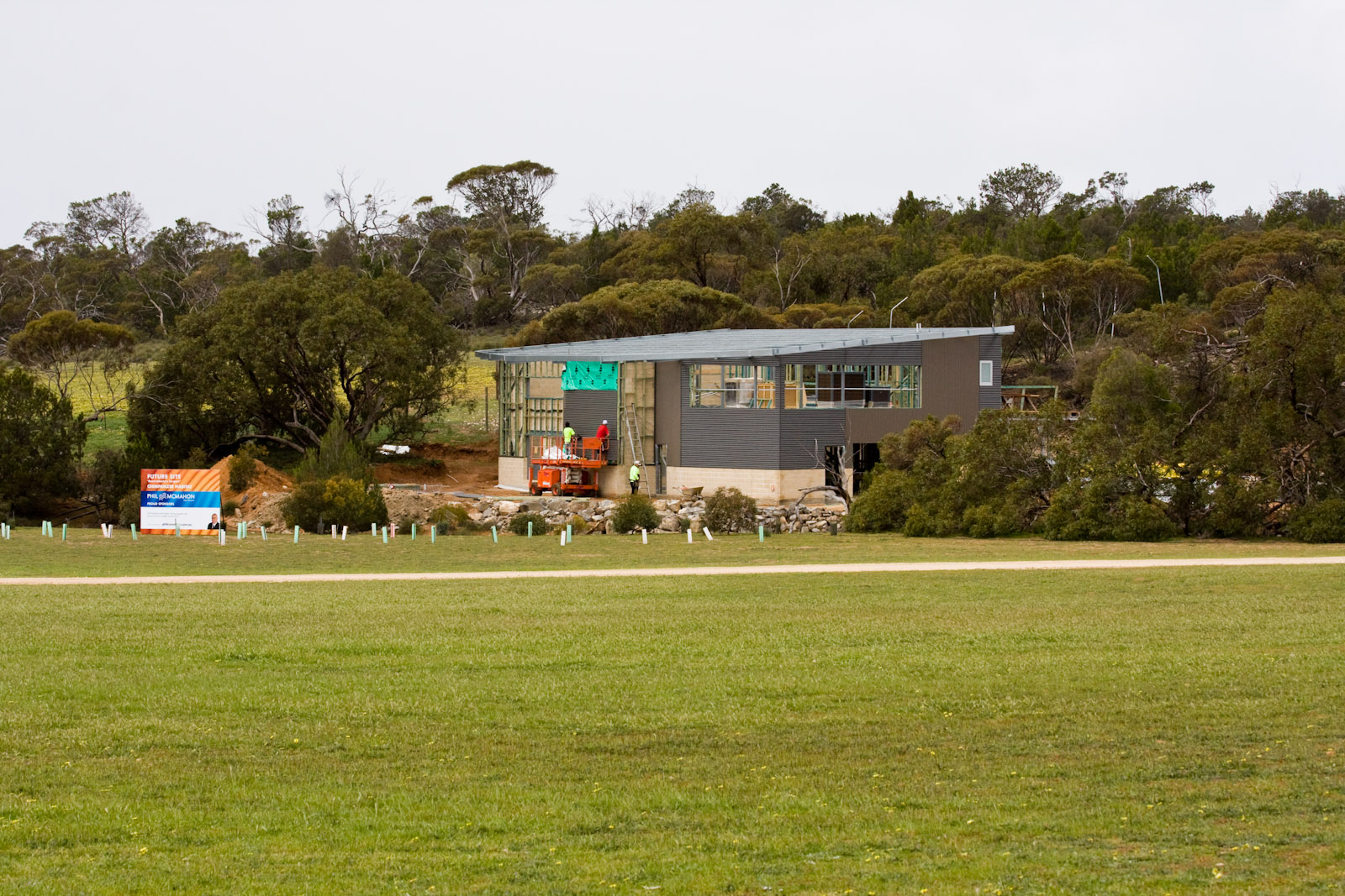 Chimpanzee Habitat - under construction - Sep 2008